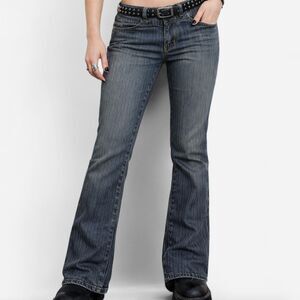 Joe’s Jeans Vintage Y2K Pinstripe Low Rise Straight Leg Jeans Size 28